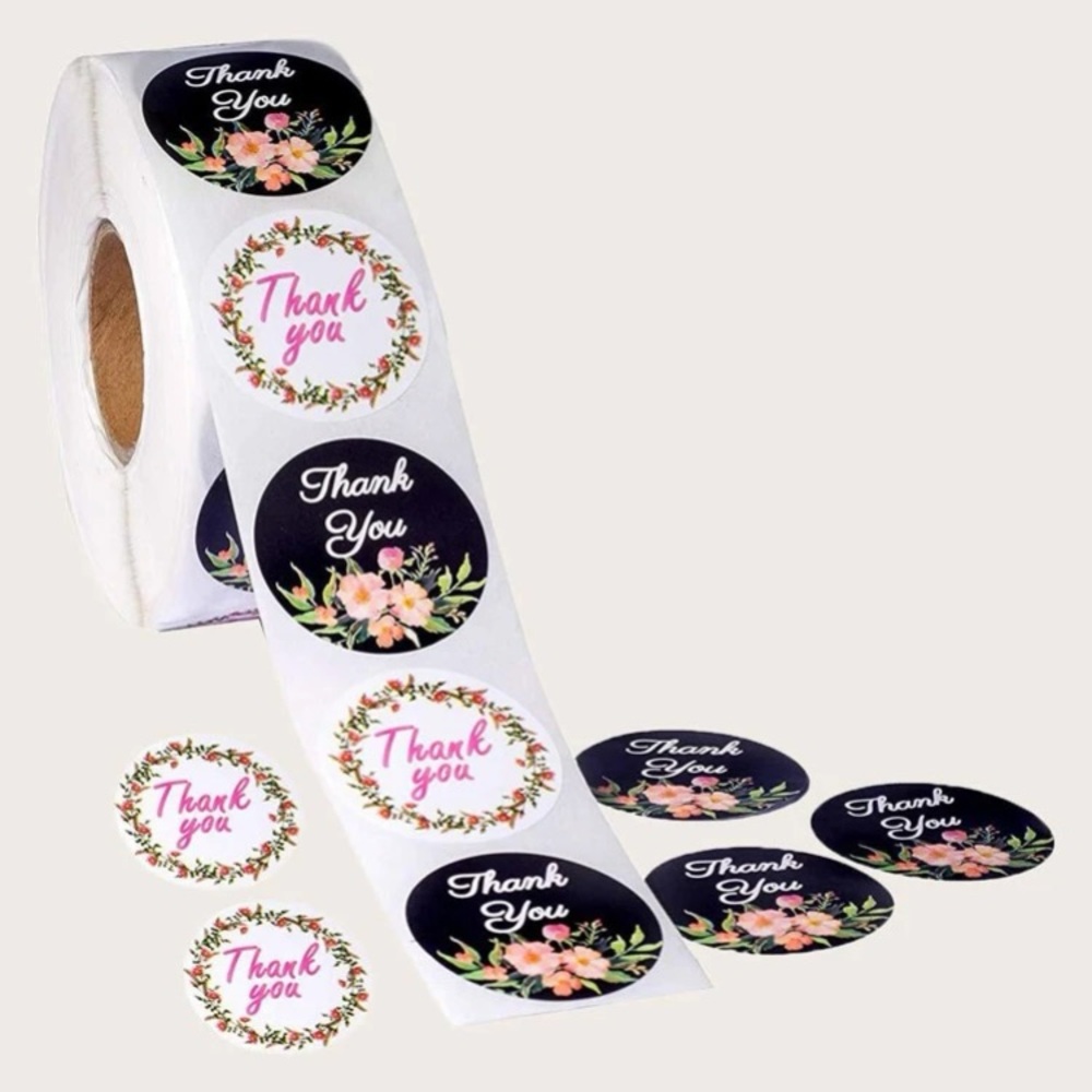 🌼5/$25🌼 500 thank you stickers